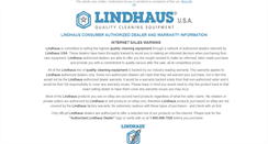 Desktop Screenshot of lindhaususa.com